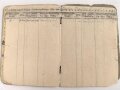 Soldbuch Zweitschrift für einen Unterscharführer der Waffen SS, ausgestellt 28.10.1942 bei 2.SS Panzer Ersatz Abteilung