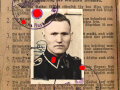 Soldbuch Zweitschrift für einen Unterscharführer der Waffen SS, ausgestellt 28.10.1942 bei 2.SS Panzer Ersatz Abteilung