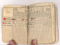Soldbuch Zweitschrift für einen Unterscharführer der Waffen SS, ausgestellt 28.10.1942 bei 2.SS Panzer Ersatz Abteilung