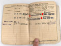 Soldbuch Zweitschrift für einen Unterscharführer der Waffen SS, ausgestellt 28.10.1942 bei 2.SS Panzer Ersatz Abteilung