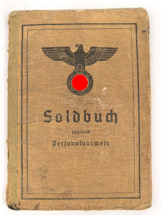Soldbuch Heer, Ersatzausfertigung,  ausgestellt 6.9.1944 bei Gren. Ers. btl. 464