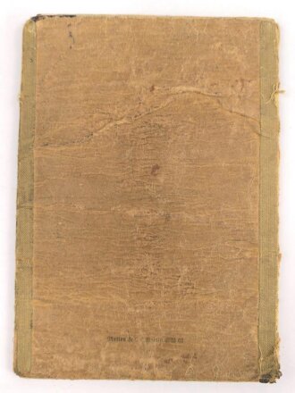 Soldbuch Heer, Ersatzausfertigung,  ausgestellt 6.9.1944 bei Gren. Ers. btl. 464
