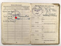 Soldbuch Heer, Ersatzausfertigung,  ausgestellt 6.9.1944 bei Gren. Ers. btl. 464