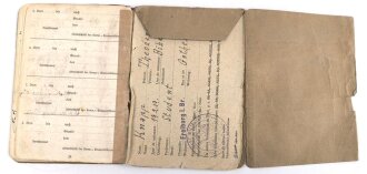 Soldbuch Heer, Zweitausfertigung ausgestellt am 5.5.1943 bei San. Ers. Abt. 5