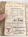 Soldbuch Heer, Zweitausfertigung ausgestellt am 5.5.1943 bei San. Ers. Abt. 5