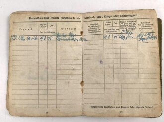 Soldbuch Heer, ausgestellt am 18.44 bei Stammkomp. Gren Rgt. Großdeutschland