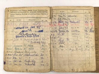 Soldbuch Heer, ausgestellt am 18.44 bei Stammkomp. Gren Rgt. Großdeutschland