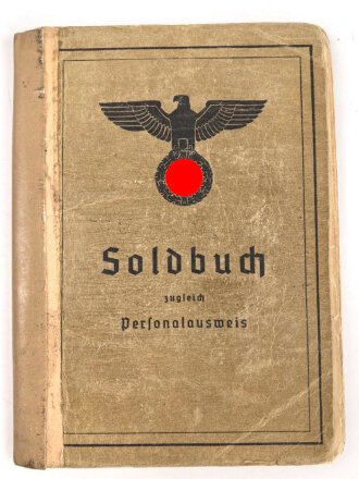 Soldbuch Heer, ausgestellt 28.3.1939 bei Stab Nachrichten...