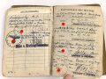 Soldbuch Heer, ausgestellt 28.3.1939 bei Stab Nachrichten Abteilung 156.