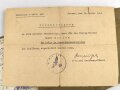 Soldbuch Heer, ausgestellt 28.3.1939 bei Stab Nachrichten Abteilung 156.