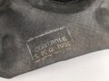 Belgien, Gasmaske für Zivilbevölkerung " Englebert Mod. E.2-339" Gummi weich, ungereinigt, datiert 1939