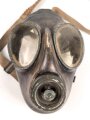 Lederne Schutzmaske , laut Vorbesitzer " Dräger Wien" Leder trocken