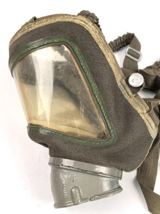 Vollsichtmaske Firma Stolzenberg datiert 1943 in gutem...