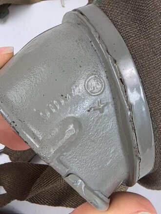 Vollsichtmaske Firma Stolzenberg datiert 1943 in gutem Zustand