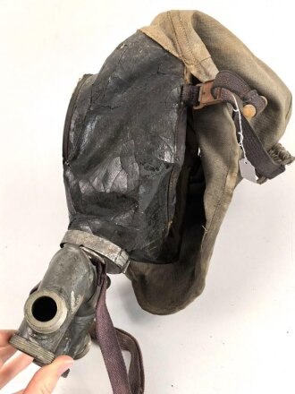 " O" Maske ohne Bezeichnung, Leder trocken