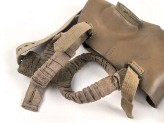 Italien, Gasmaske Modell O.39 datiert 1940. Gummi weich