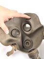 Italien, Gasmaske Modell O.39 datiert 1940. Gummi weich