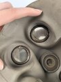 Italien, Gasmaske Modell O.39 datiert 1940. Gummi weich