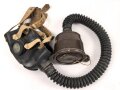 Italien, Gasmaske Modell O.41Rs datiert 1942. Gummi weich