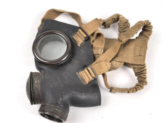 Italien, Gasmaske Modell T.35- SIR . Gummi weich