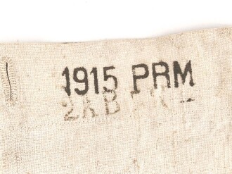 Niederlande 1. Weltkrieg, Beutel gestempelt " 1915 PRM"