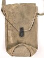 Italien, Gasmaskentasche Modell 1935. Getragenes Stück