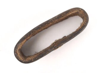 Lederner Schieber Wehrmacht. Schwarzes Leder, Innenmaß 53mm