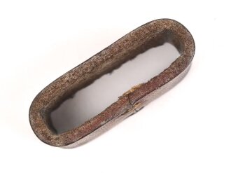 Lederner Schieber Wehrmacht. Braunes Leder, Innenmaß 46mm