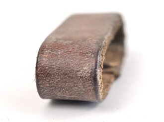 Lederner Schieber Wehrmacht. Braunes Leder, Innenmaß 46mm