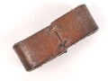 Lederner Schieber Wehrmacht. Braunes Leder, Innenmaß 46mm