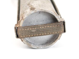 Gasspürgerät Dräger-Schröter, Pumpe in Hülle mit Trageriemen. Guter Zustand