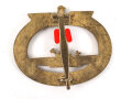 U-Boot Kriegsabzeichen, ohne Herstellermarkierung, sehr guter Zustand