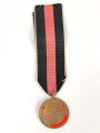 Medaille zur Erinnerung an den 1. Oktober 1938 (Anschluss Sudetenland), am Band