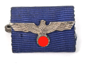Bandspange für eine Dienstauszeichnung für 4 Jahre in der Wehrmacht. Breite 25mm