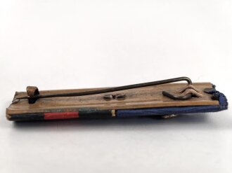 Bandspange für eine Dienstauszeichnung für 4 Jahre in der Wehrmacht und Anschlussmedaille Sudetenland. Breite 51mm