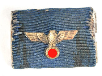 Bandspange für eine Dienstauszeichnung für 4 Jahre in der Wehrmacht. Breite 25mm