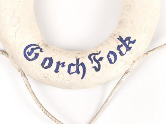 "Segenschulschiff Gorch Fock" Andenken aus der Zeit des 2. Weltkrieg, Aussendurchmesser 16cm