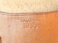 Kartentasche Luftwaffe. getragenes Kammerstück der "Flieger Ersatz Abteilung 25", datiert 1935