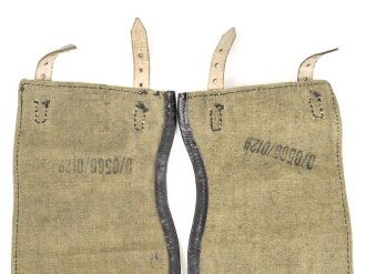 Paar Gamaschen Wehrmacht. Guter Zustand, mit Reichsbetriebsnummer