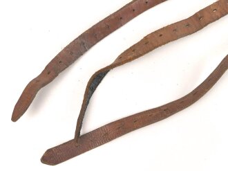 Drei Tornisterriemen Wehrmacht