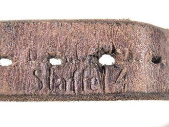 Mantelriemen Luftwaffe, stark gebraucht