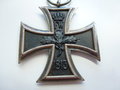 Eisernes Kreuz 2.Klasse 1870 in Schmuckrahmen. Seltenes Originalstück