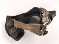 Brille Wehrmacht aus graubraunem Gummi. Leicht getönte Gläser, Hersteller OWA