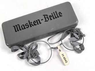 Masken-Brille Wehrmacht, ungetragenes Stück in sehr gutem Zustand