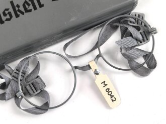 Masken-Brille Wehrmacht, ungetragenes Stück in sehr gutem Zustand