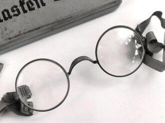Masken-Brille Wehrmacht, getragenes Stück