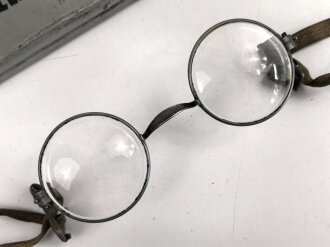 Masken-Brille Wehrmacht, getragenes Stück