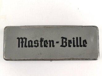 Masken-Brille Wehrmacht, getragenes Stück