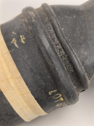 Großbritannien 2.Weltkrieg, Hospital Respirator, Gasmaske für Kopfverletzte.Ungereinigt, datiert 1944