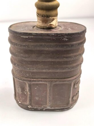 Großbritannien WWII, MK IV Gasmask with extra long tube and filter. Uncleaned, good condition